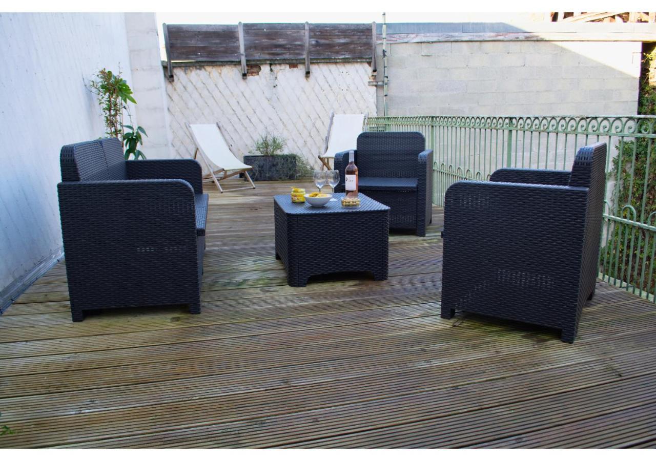 Le Charme D'Antan - Terrasse - Balcon - Hypercentre Evreux Apartment Bagian luar foto
